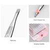 12PCS Straight Mouth/Diagonal Eyebrow Grooming Tweezers Eyelash Tweezers  Makeup Application