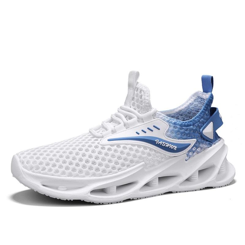 Мужская обувь Лето Новые дышащие сетчатые полые теннисные туфли Мужские кроссовки для бега Повседневная спортивная обувь для ходьбы Tenis Masculino