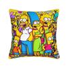 Pillow Cover SSimpsons Family Haunted House Halloween  Vintage Pillow Case For Sofa Bedroom Home Decor Pillowcases