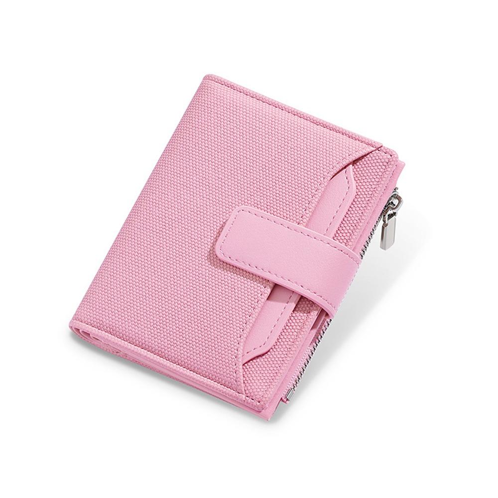 Multi-Cards Slot Credit Cards Holder PU Leather Mini Coin Pocket Fashion Zipper Coin Purse  Travel