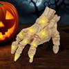 Halloween Electric Crawling Zombie Hand with Lights Spooky Sound ,Motion Sensor Animated Prop for Indoor Outdoor Decorations, Battery Operated