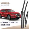 Для Nissan X-Trail T32 2014- 2015 2016 2017 Дворники Передние и Задние Щетки Дворников Стеклоочистители Лобового Стекла Оконные Щетки 26"+17"+12"