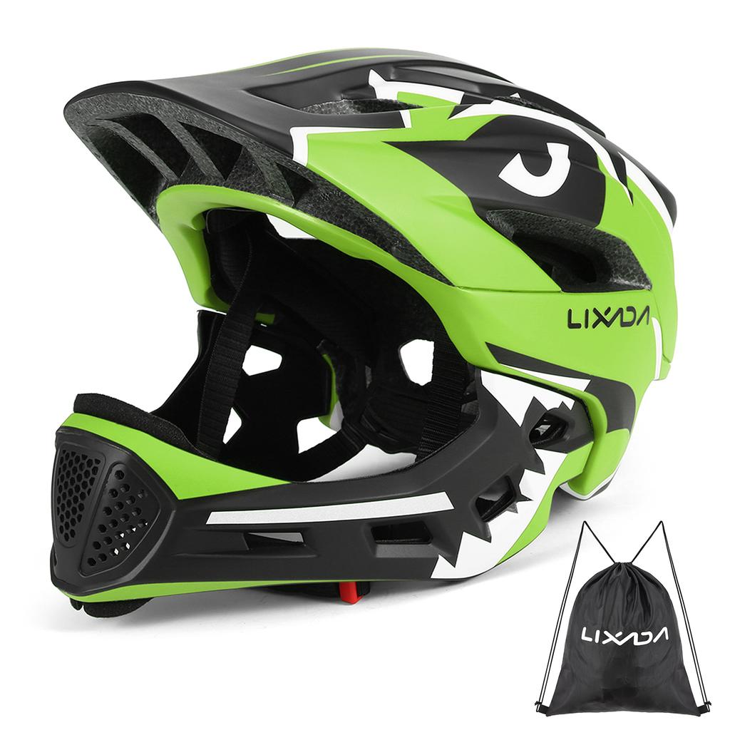 Детский съемный полнолицевой шлем детский спортивный защитный шлем для велоспорта скейтбординга роликов