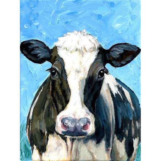 5D Алмазная вышивка Распродажа Корова Вышивка крестиком Алмазная картина Животные Квадратная полная дрель Рукоделие Украшение дома