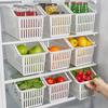 6 Pieces Refrigerator Cabinet Organizer White