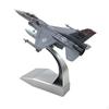 Модель истребителя F16C в масштабе 1/100 со стойкой Декорация Коллекция Подарок Реалистичный Самолет