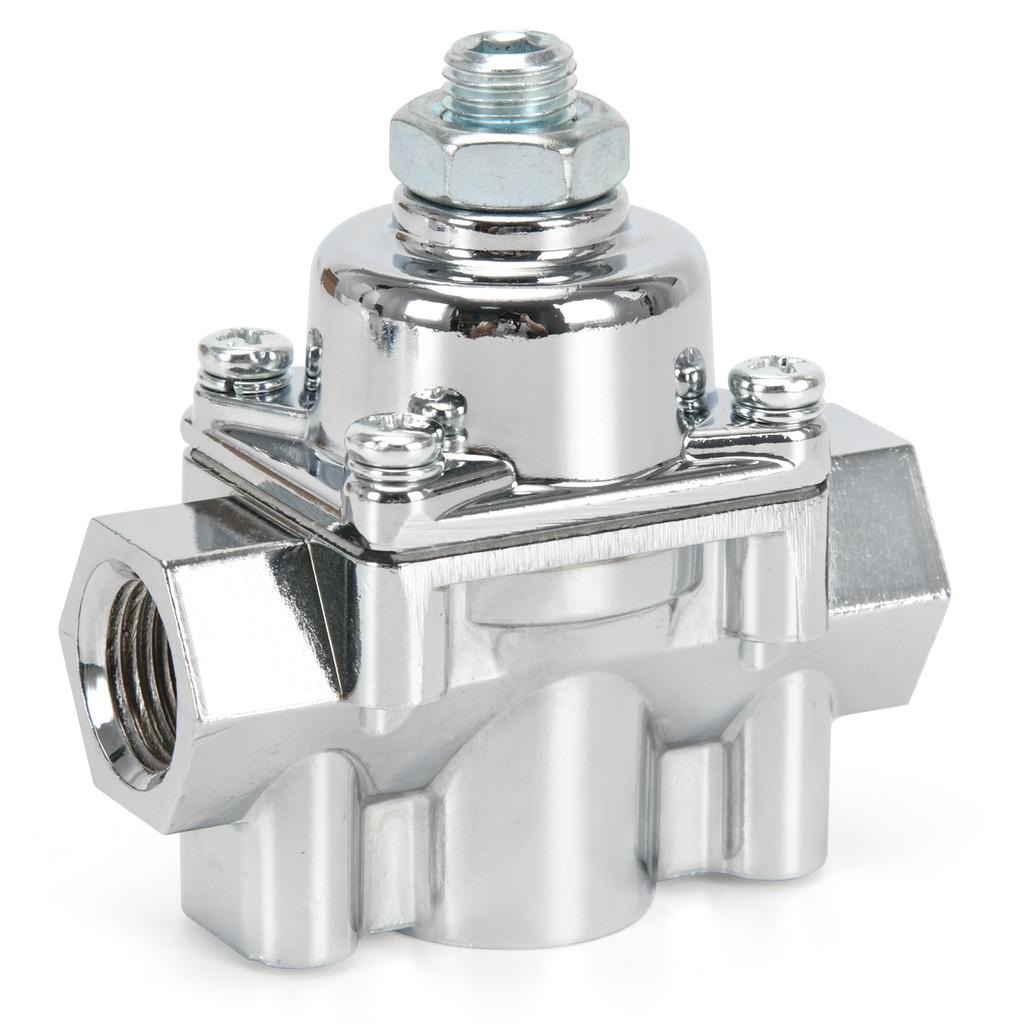 12-804 & 12-803 Upgrade Adjustable Fuel Pressure Regulator, w/ Gauge Replacement for Holley & Edelbrock carburetors