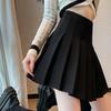 College Style Pleated Skirt for Women In Summer White Short Skirt Japanese High Waist Slim Large Size A-line Skirt