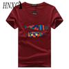 HNXC Cotton Short Sleeve T-shirt Men's Fashion Loose Half Sleeve Shirt Printed Compassionate Shirt