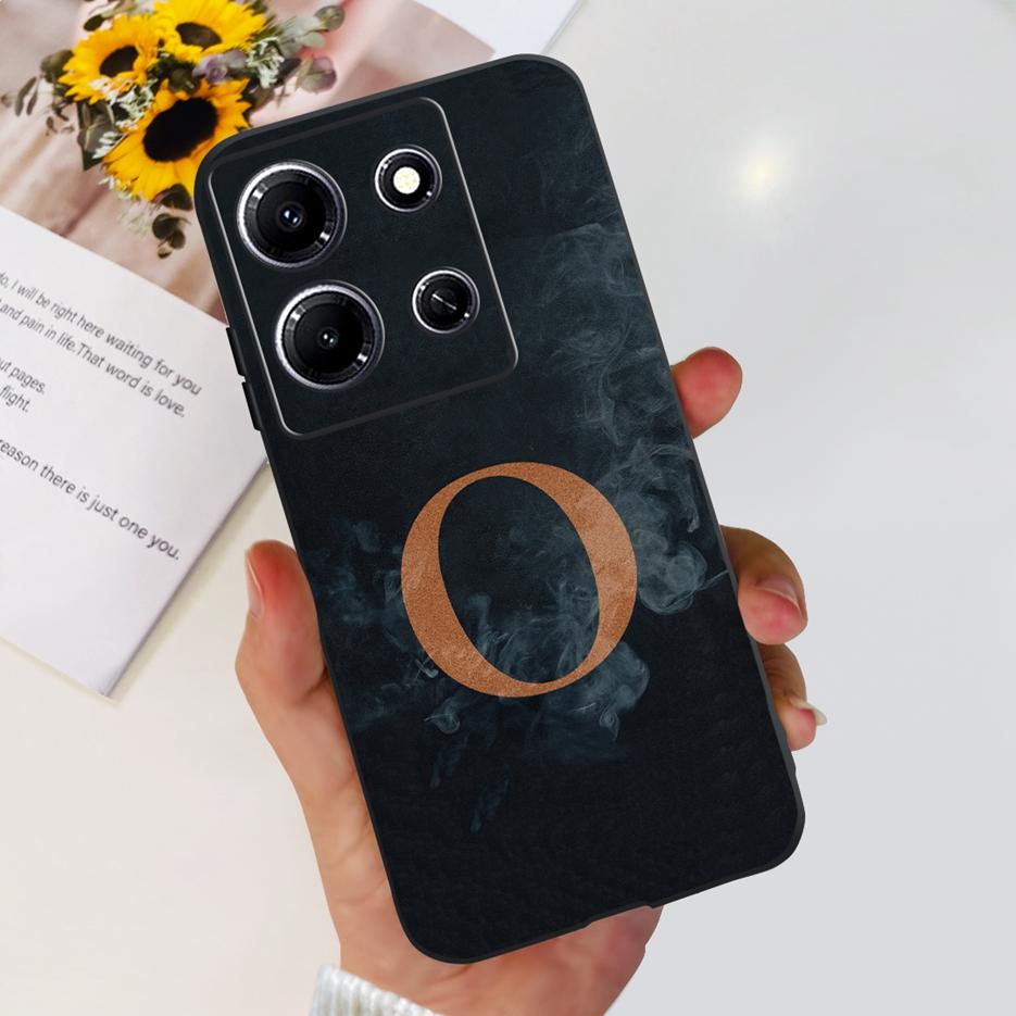 Чехол для Infinix Note 30i X6716 Роскошная задняя крышка с буквами Мягкий силиконовый чехол для телефона для Infinix Note 30 Pro Note30 Note30i Бампер