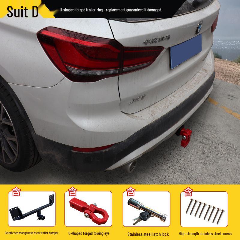 Усиленная фаркопная система для BMW X-Series (X5, X6, X1, X3, X4) и буксировочный кронштейн Rogue