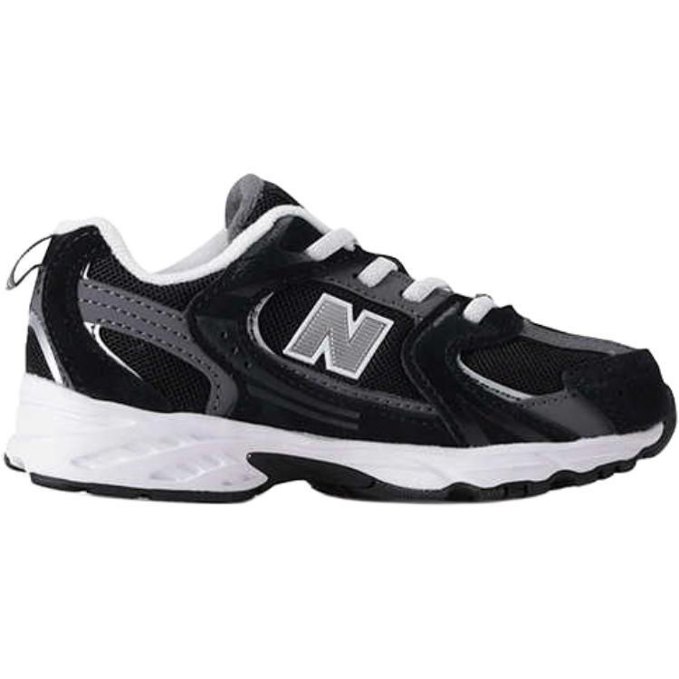 New Balance NB 530 Удобные Универсальные Прочные Низкие Кроссовки для ходьбы Детская обувь Черный IZ530CC1