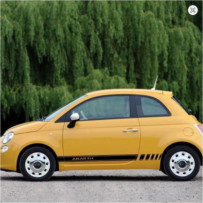 Наклейки на бок Fiat 500 Abarth Side Stripe Motorsport Graphics