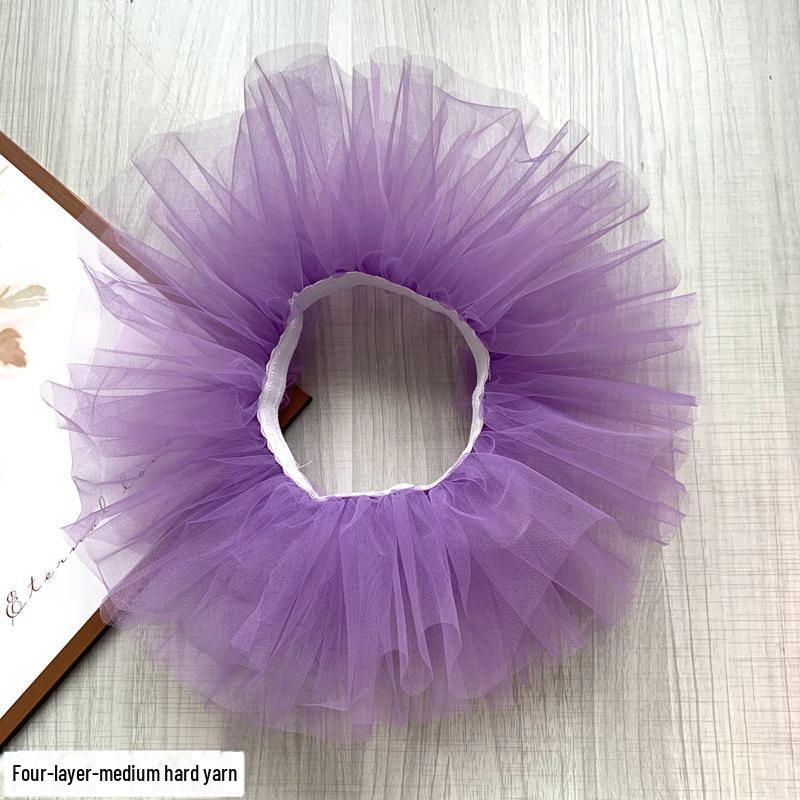 Детская юбка для танцев из шести слоев - мягкая фатиновая пачка принцессы