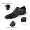 Fashion Wedding Men Shoes Handmade Lace Up Office Business Daily Shoe Breathable Comfortable Footwear Trendy Design Man Shoes Wholesale