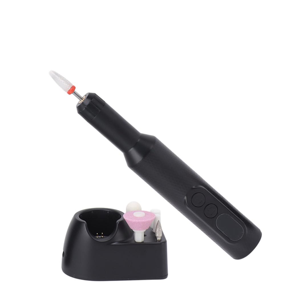 Electric Nail Drill Machine 18000RPM Dual Charging Dock LED Display 3 Levels Adjustable Manicure