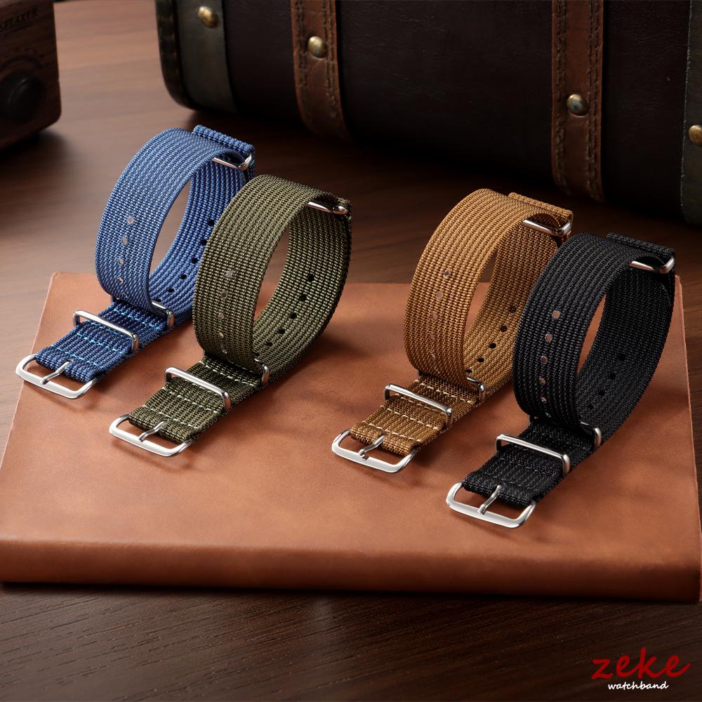Ribbed Nylon Watchband Woven Nylon Watch Strap 18mm 20mm 22mm for Military Watch Band Bracelets for Omega Watchband Accessories