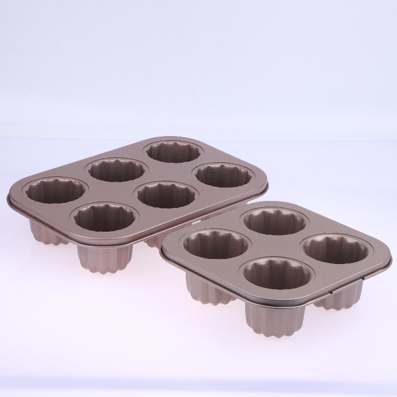 1/4/6/9 Отверстий Форма с Антипригарным Покрытием Форма для Торта Маленькая Форма для Маффинов Форма для Кексов из Углеродистой Стали Форма для Выпечки Кондитерская Форма Мини-Подставка для Кексов