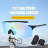 Multi Functional Wind and Sand Resistant Cycling Glasses with Automatic Color Changing and UV Resistant Glasses