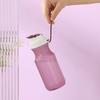 380/560/600ml Water Bottle Heat Resistant Large-capacity Drinking Creative Lid Press Button Drinking Bottle Daily Use