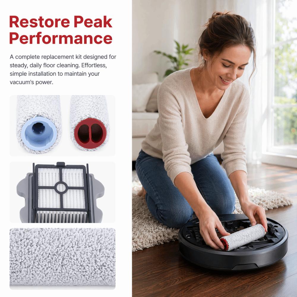 Soft Roller Vacuum Cleaner Main Brush Vacuum Cleaner Filter Set For Vacuum Cleaner