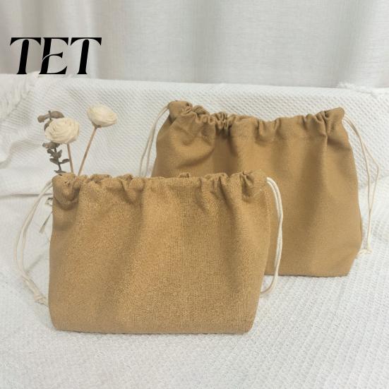 Stain Resistant Storage Pouch Canvas Drawstring Bag, Heavy Duty Reusable Organizing Tote Pouch, Dust-proof Durable Container for Outdoor Travel