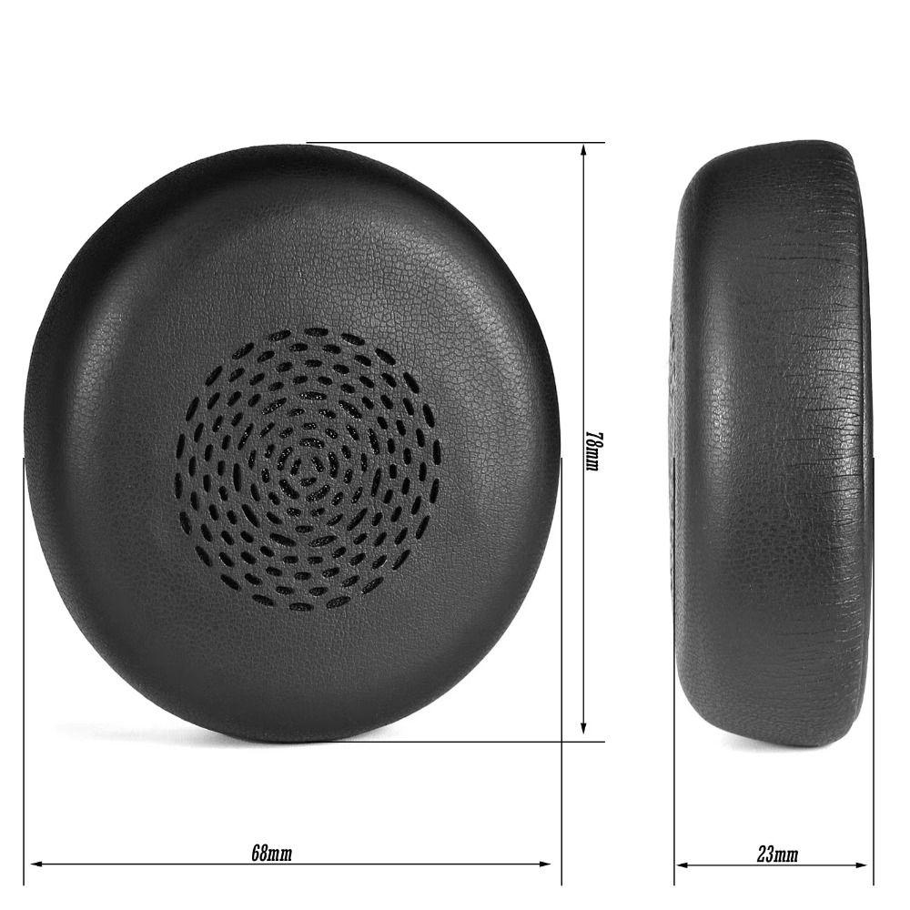 1Pair PU Leather Headphone Ear Pads Earpads Earmuff New Ear Cushion for Jabra Evolve2 75