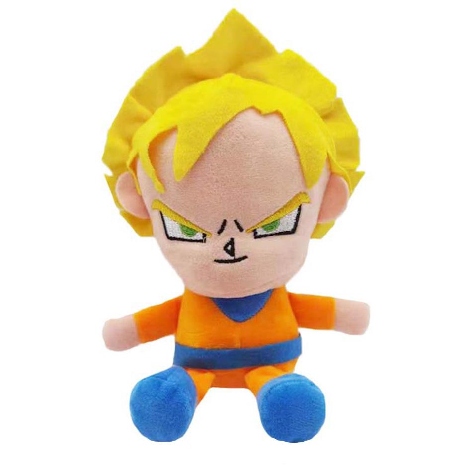 20cm Japan Anime Plush Toys Super Saiyan Goku Vegeta Picollo Trunks Gohan Cartoon Figure Stuffed Dolls Child Gifts