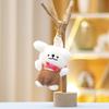 Sweet Super Soft Plush Dog Keychain Adorable Pp Cotton Toy Perfect For Backpack Decoration