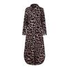 Женское длинное платье рубашка ZANZEA, с леопардовым принтом