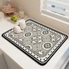 Mud Absorbent Quickly Dry Heat Resistant Non-Slip Tableware Pad Dish Drying Mat Placemat Coffee Mat CDN