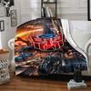 1Pc Transformers Cybertronian Warriors Blanket For Couch Bed Plush Cozy Fuzzy Blanket Super Soft Warm Blankets For Fall And Winter 091880