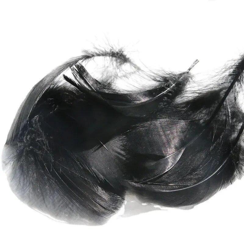 100pcs Goose Feathers for Crafts 4-8cm Swan Plumes Wedding Party Handicraft Accessories Decoration Dream Catcher Feathers