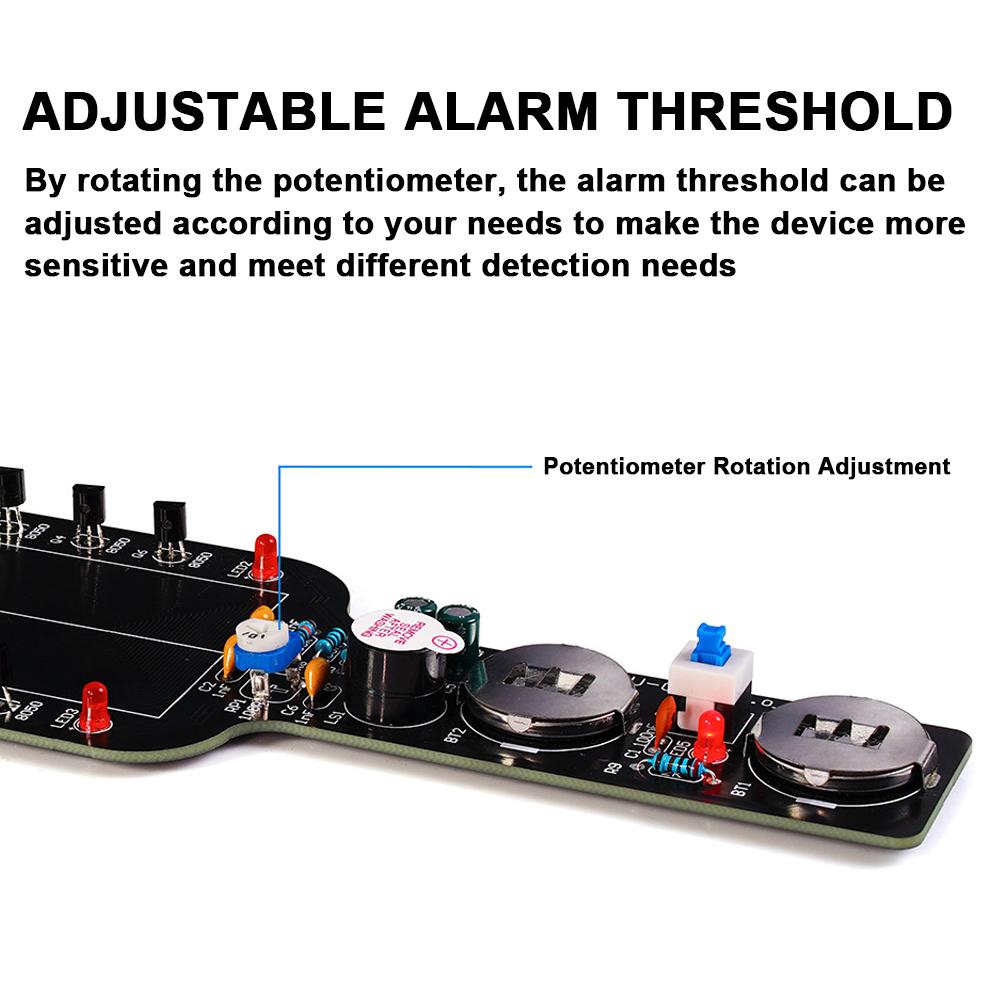Металлоискатель Электронный DIY Комплект Простой Металлический Локатор Набор Деталей Изготовление Платы