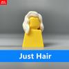 10 шт. Кубики MOC Женские Девичьи Волосы 1014 Женские Светло-Фиолетовые Средней Длины 4 см Детали Фигурок Аксессуары Конструкторы DIY Игрушки