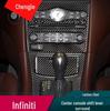 Infiniti QX50 EX25 Отделка консоли и панели КПП из углеродного волокна