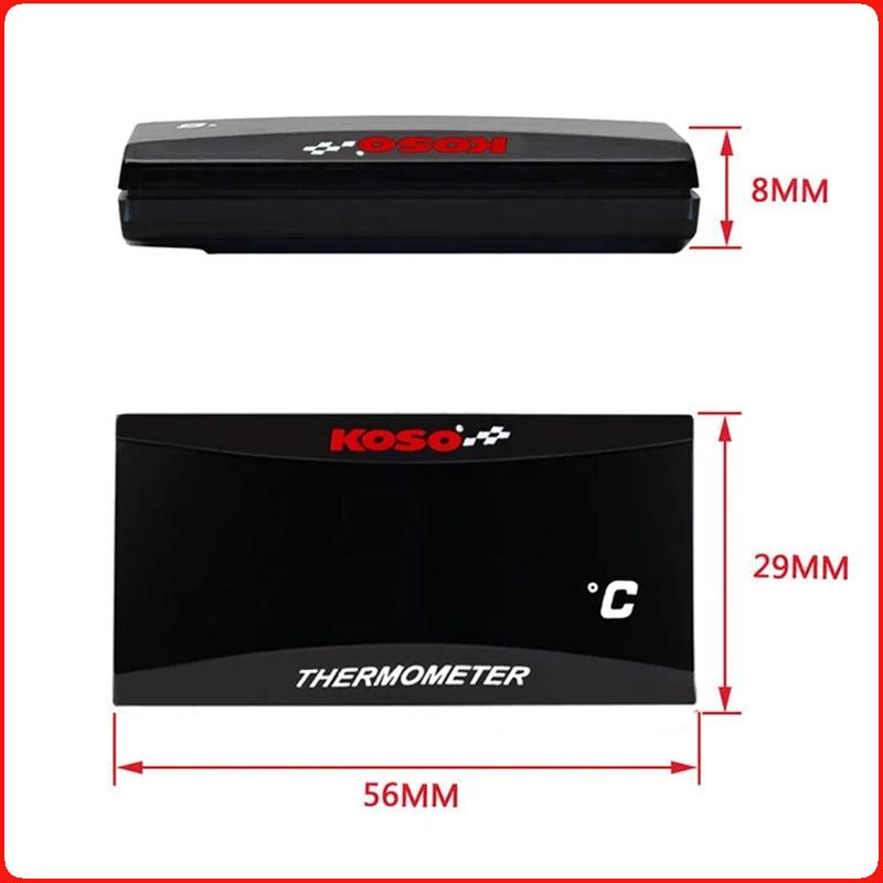 KOSO Мини-термометр температуры воды для мотоциклов Универсальный Для XMAX300 250 NMAX155 CB400 CB500X Аксессуар с датчиком
