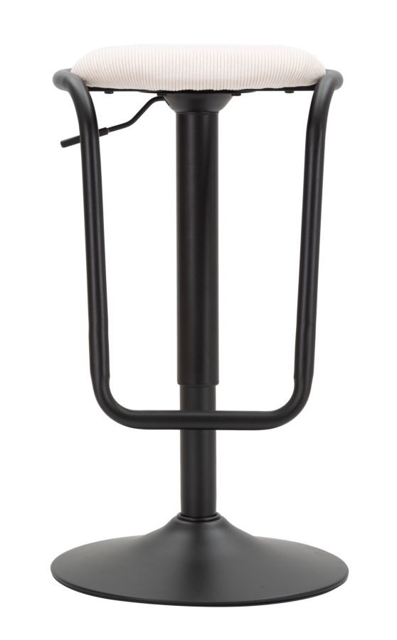 Bar Stool With Lift Destiny White Cm Ø 41X61-83