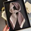 Новый геометрический узор елочка из имитации бархата хлопково-льняной маленький квадратный платок шелковый платок головной платок шаль платок для защиты от солнца женский платок