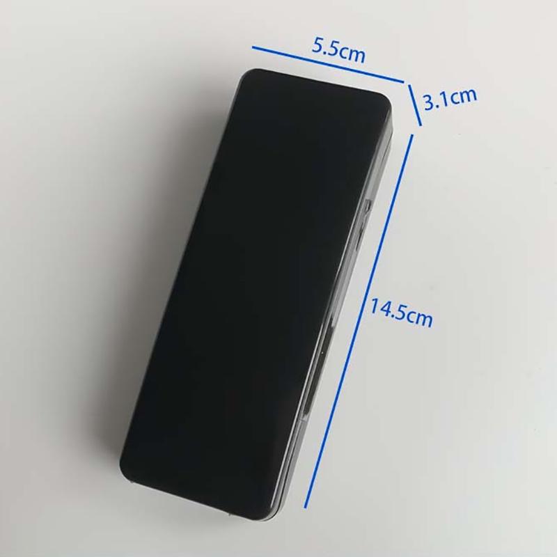 Мужская универсальная коробка для хранения бритвы с ручкой, полностью прозрачный пластиковый корпус, коробки для бритв, экологически чистая полипропиленовая коробка для бритья, высокое качество