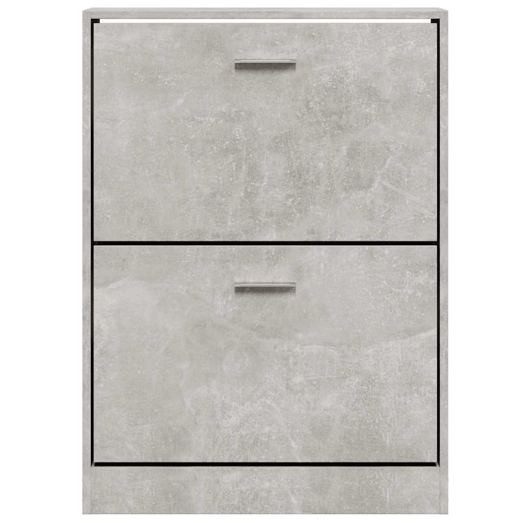 Vidaxl Szafka Na Buty, Szarość Betonu, 59X17X81 Cm