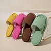 Fashion Home Shoes Slippers Women Cotton Fabric House Slipper