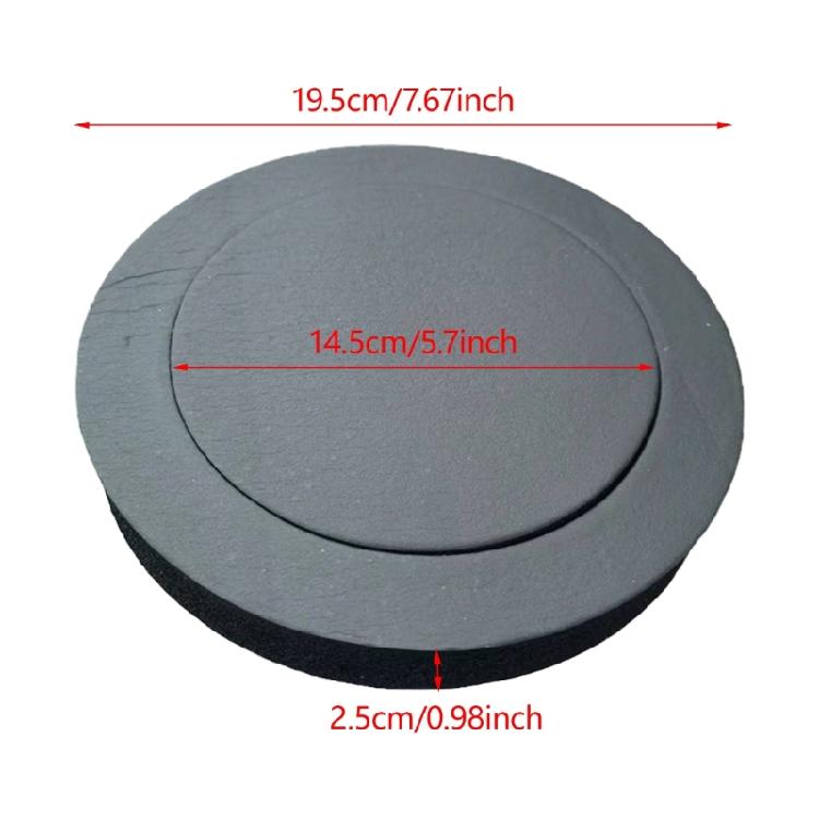 6.5" Sound Insulation Rings Universal Bass Blocker Speaker Enhancer Soundproof Speaker Baffle Door Speaker Fast Rings
