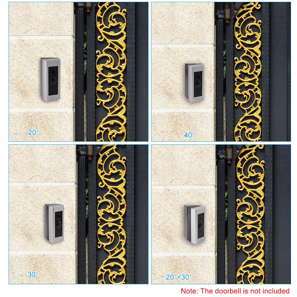 Хорошее качество Регулируемый угол дверного звонка Кронштейн для кольцевого видео дверного звонка Pro Больше вариантов угла