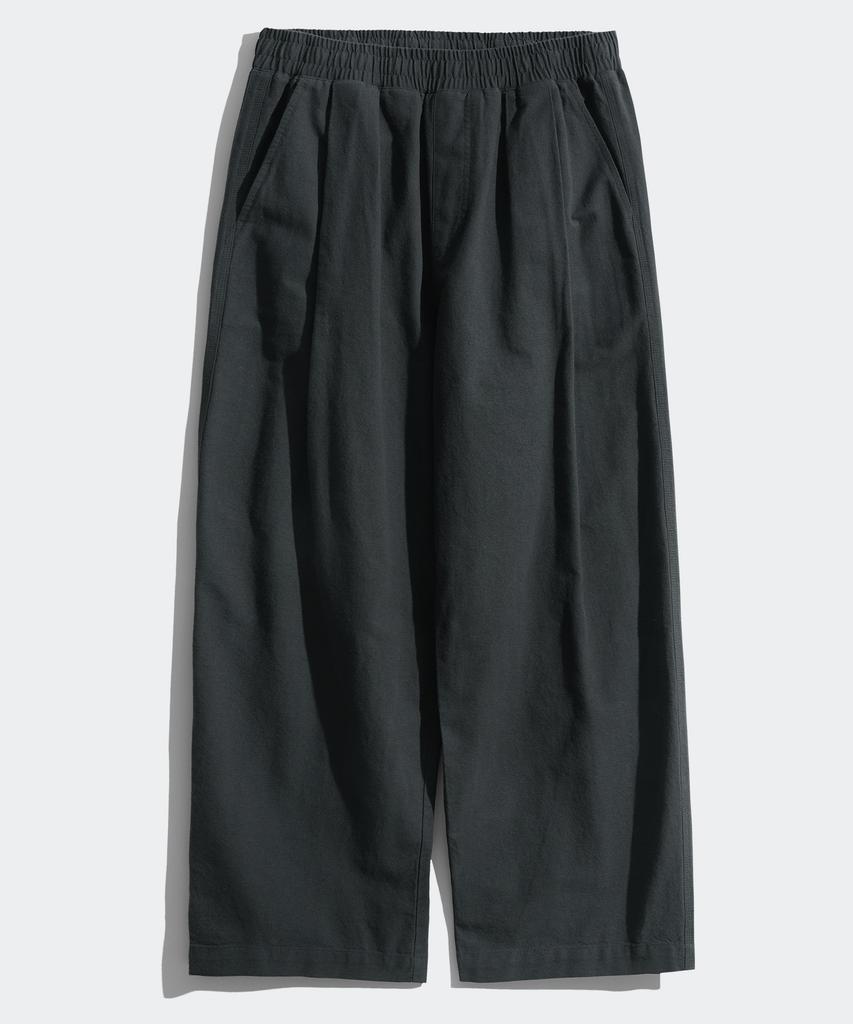 PERSTEP Cool Mix Wide Linen-Like Long Pants Charcoal Bjlp4539