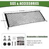 Trunk Cargo Net For 2010-2024 Toyota 4Runner 2 Row Model Only, Trunk Organizer Net Anti-Slip Rear Mesh Cargo Netting For 4 Runner SUV