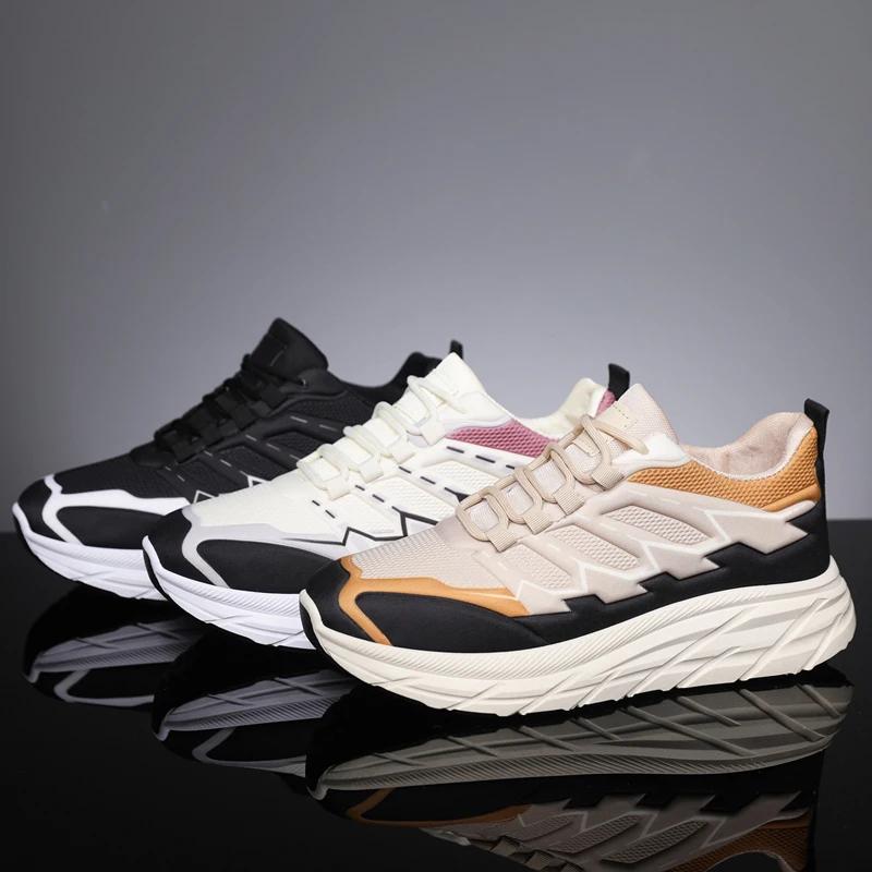 Модные кроссовки SYTK для альпинизма на открытом воздухе, дышащие, амортизирующие, спортивные, повседневные кроссовки для бега с подошвой Popcorn, сверхлегкие кроссовки для пап