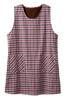 Servan Warm Side Button Fleece-Lined Apron, Wine, M-L