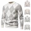 Hot Sale, Autumn and Winter New Printed Semi-turtleneck Sweater Men's Bottom Knitted Sweater Sweater