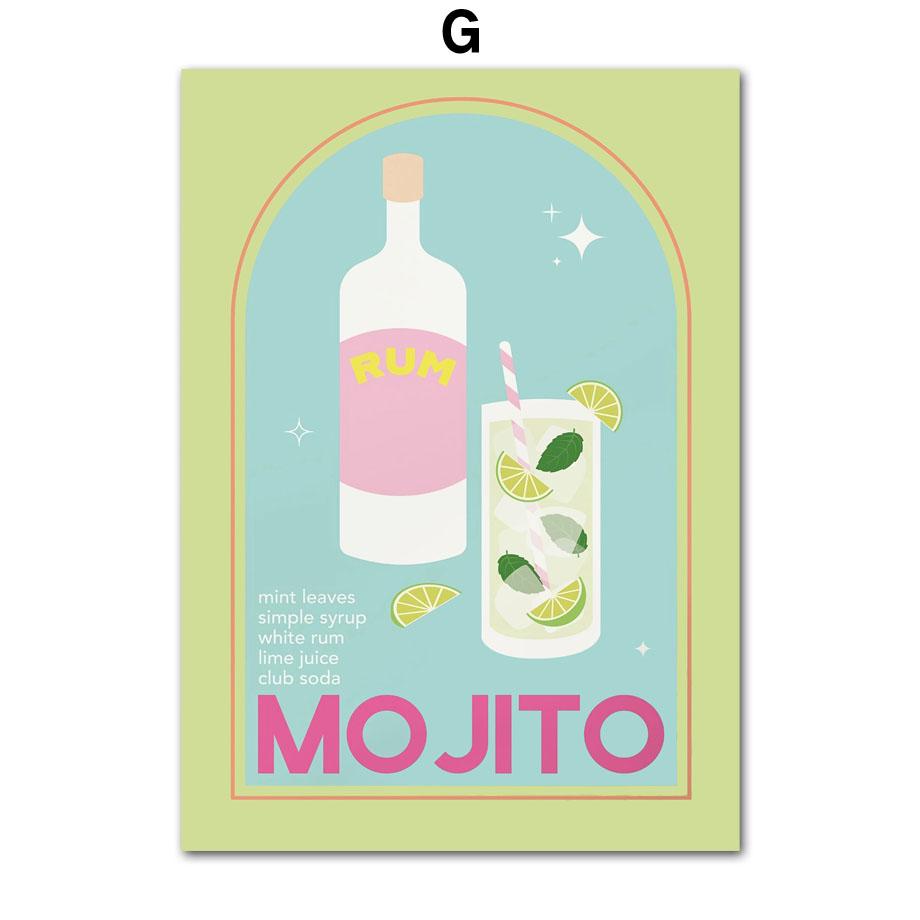 Матисс Цветочный коктейль Лимон Персик Ретро Настенная живопись Холст Картина Скандинавские постеры и принты Настенные картины для декора гостиной